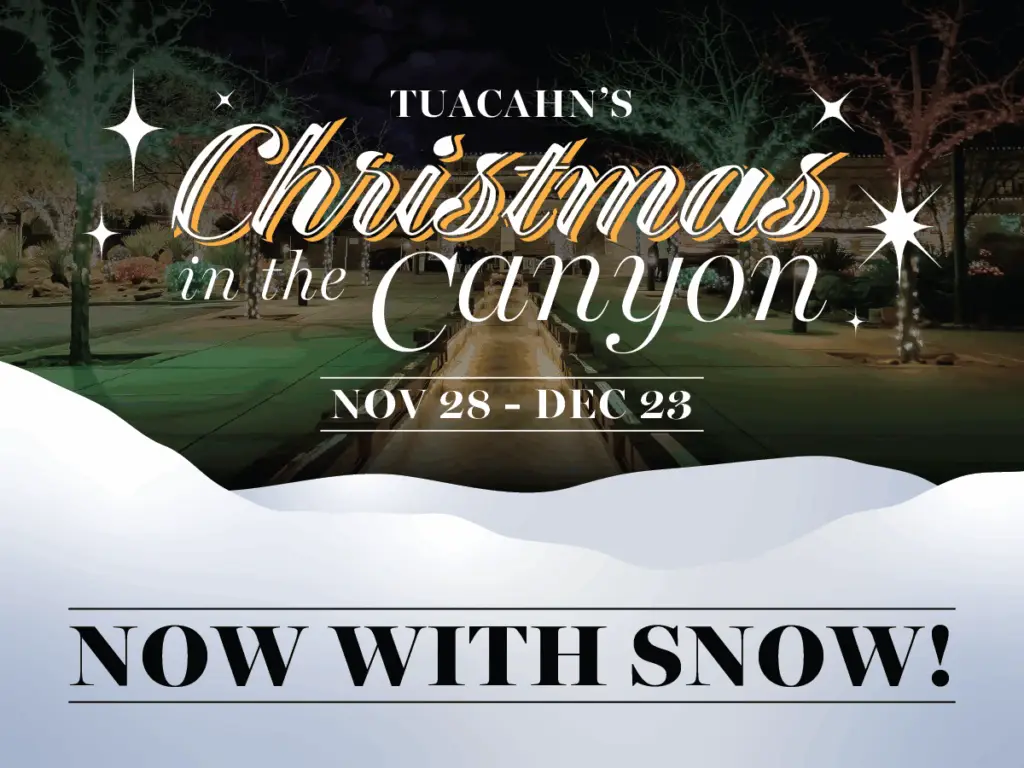 Christmas in the canyon Now with snow